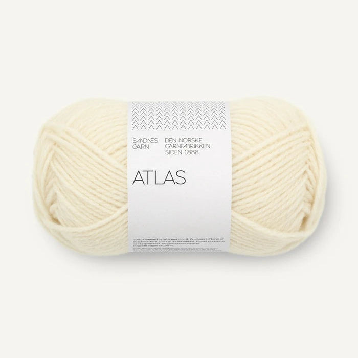 Atlas Worsted Weight Yarn - Norwegian Lambswool & Merino Blend