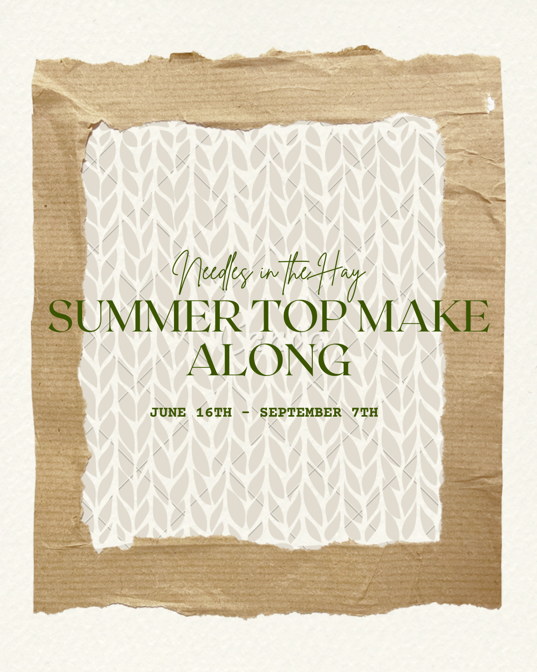 Summer Top Make Along