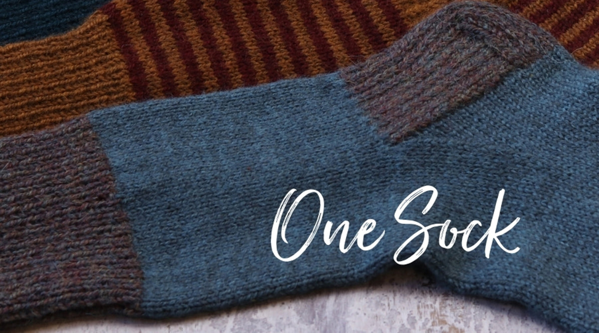 One Sock Knitting Pattern by Kate Atherley