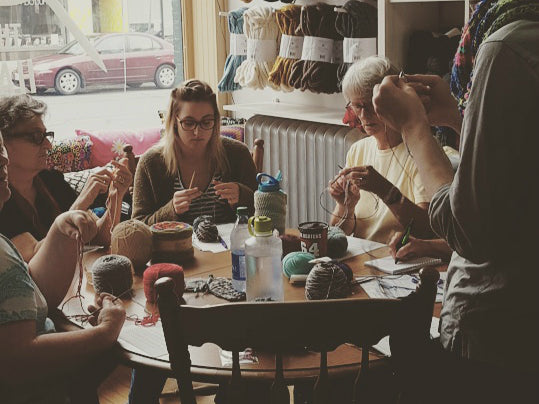 Covert Knitting Sundays this December