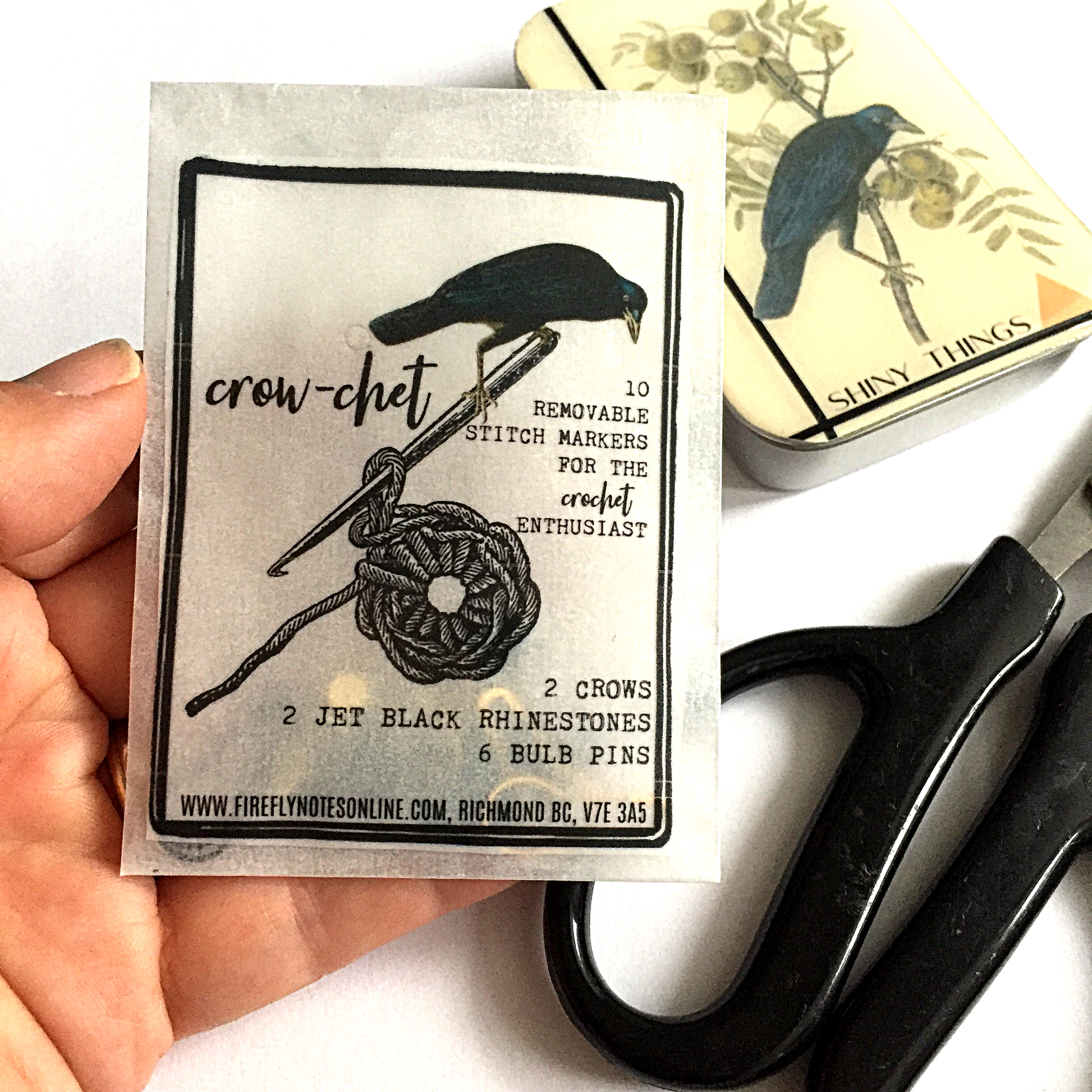 Crow-chet Crochet Stitch Marker Pack