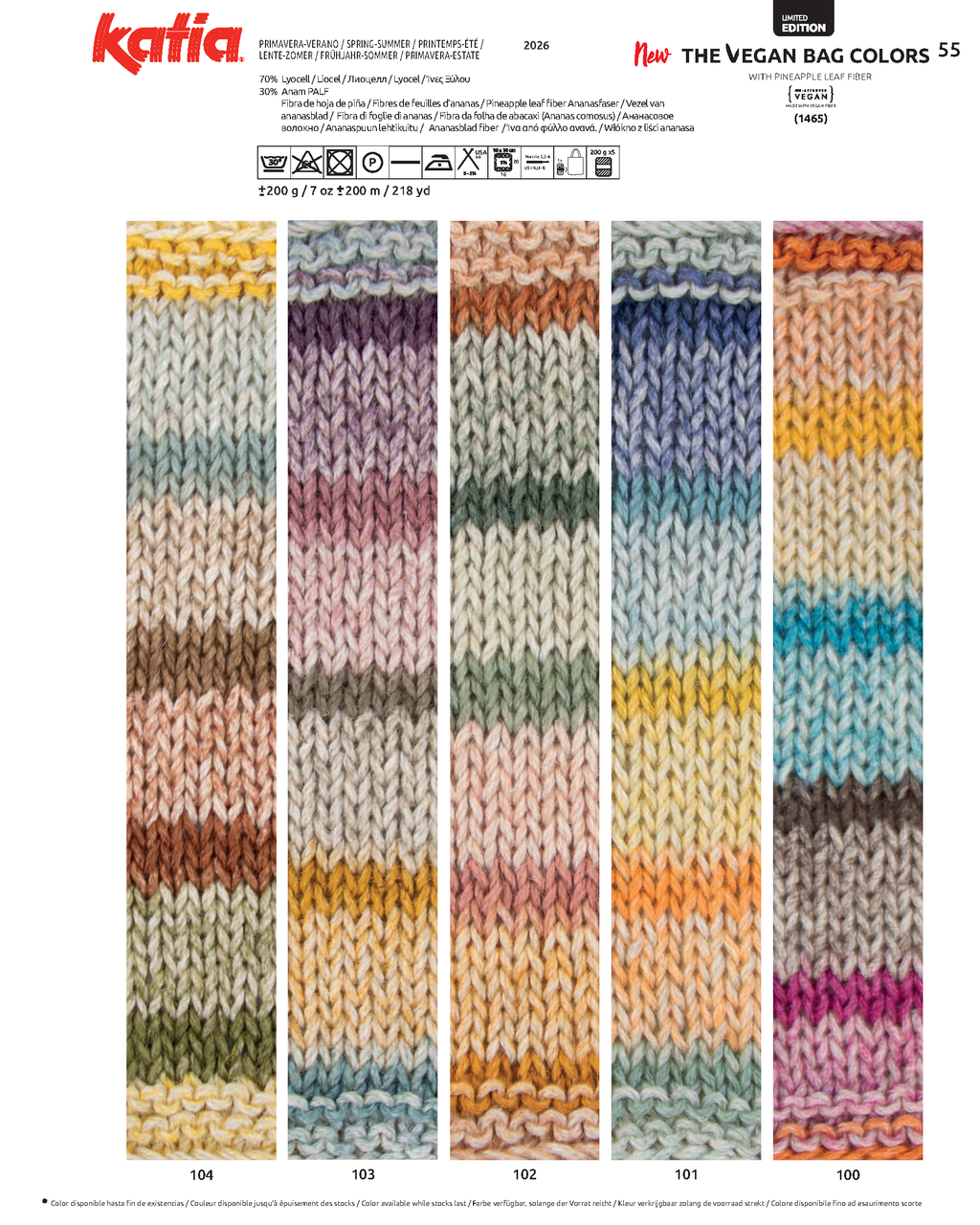 The Vegan Bag Colours