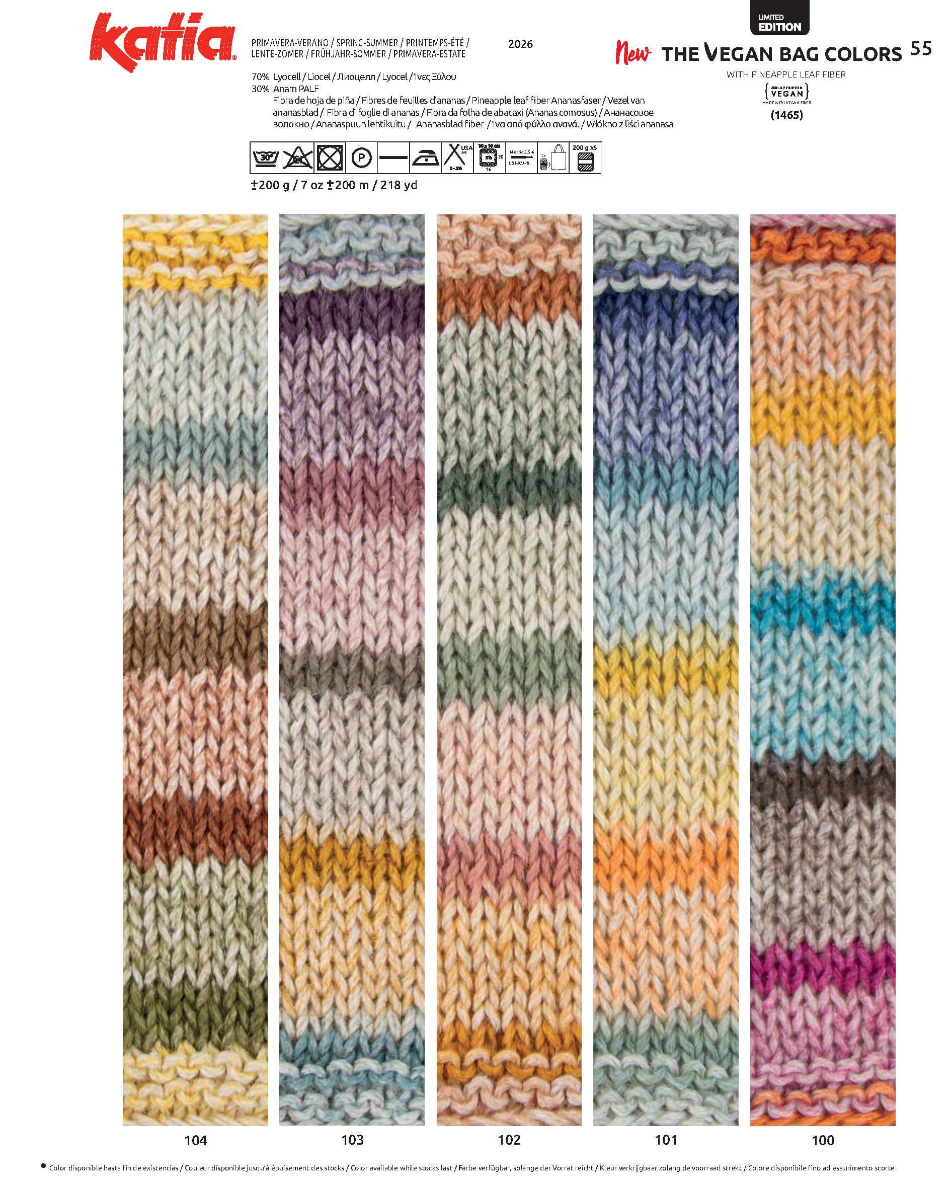 The Vegan Bag Colours