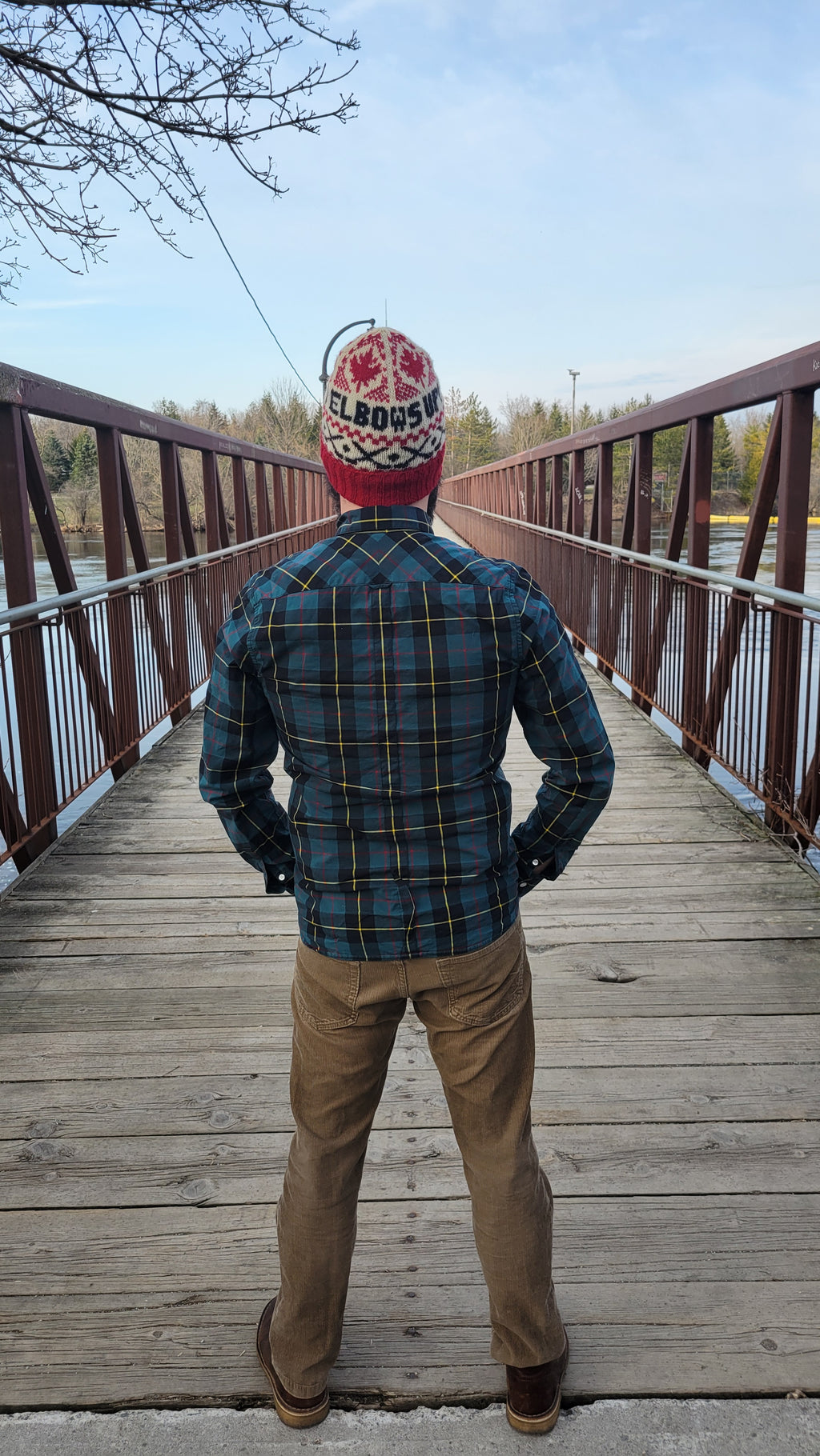 Elbows up! Toque Kit in Briggs and Little Sport