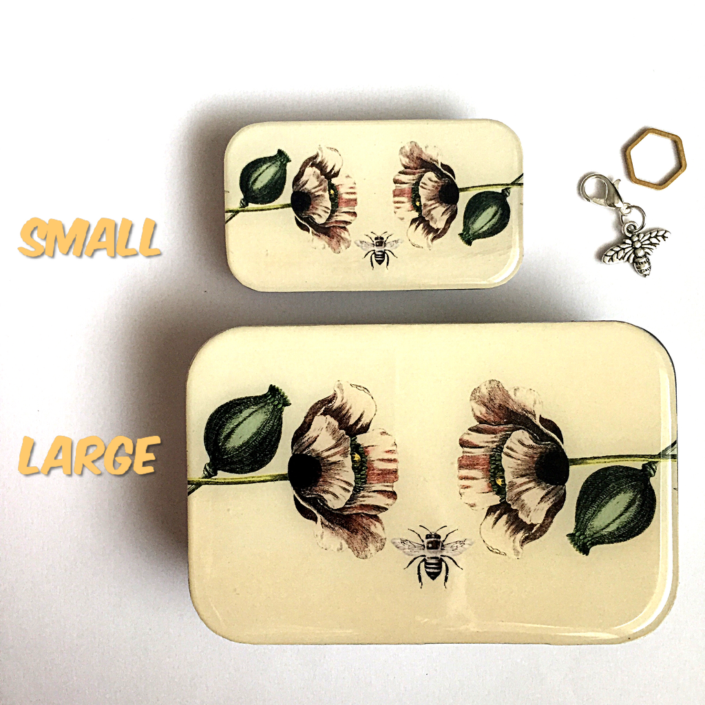 Bee and Poppy Tin: Small