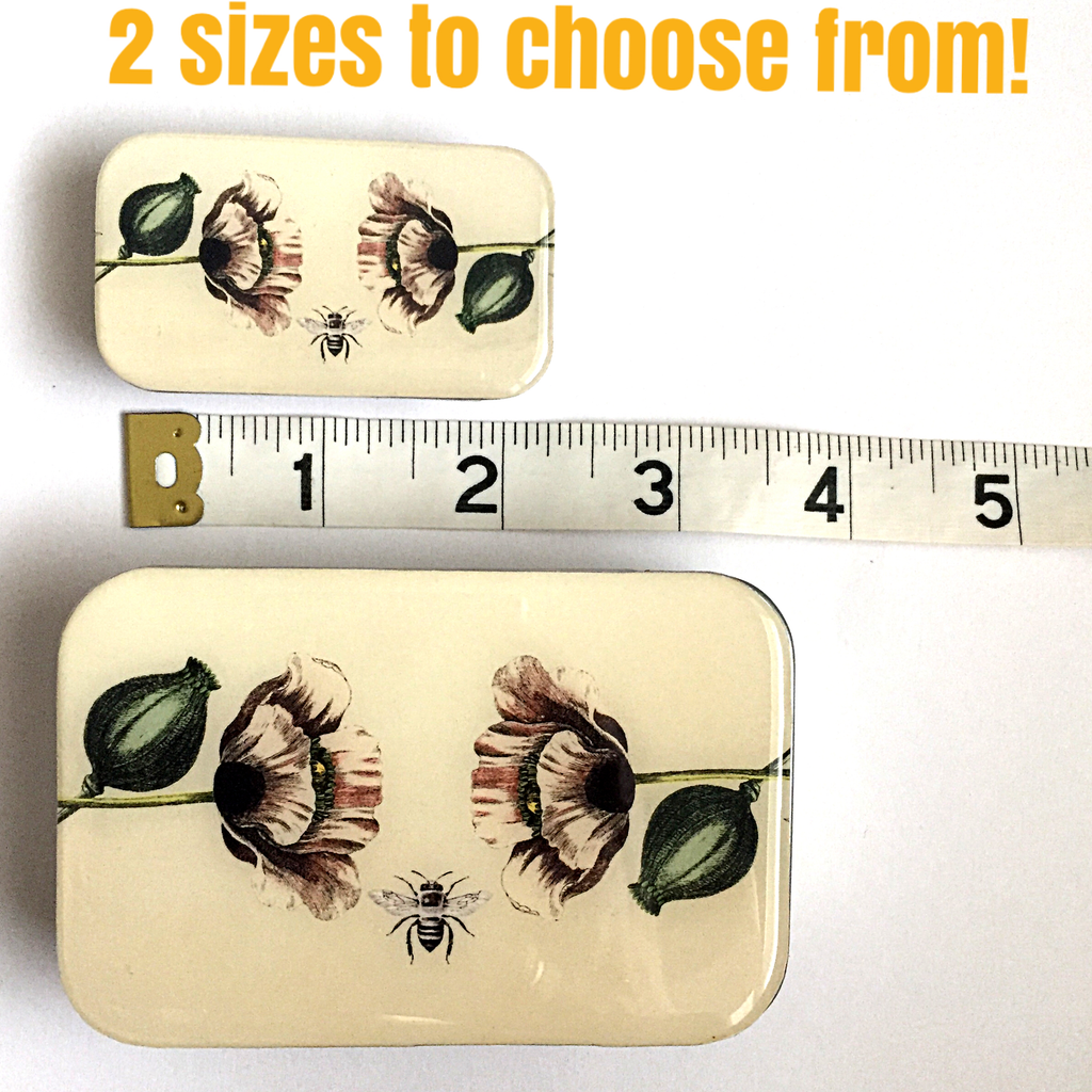 Bee and Poppy Tin: Large
