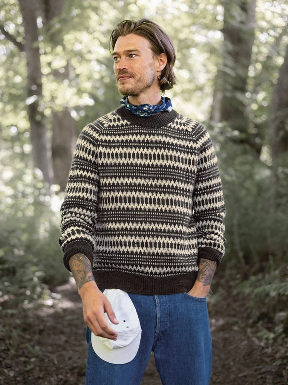 Single pattern 2410 Norwegian Icons | No. 5  Kleiva Sweater for Men