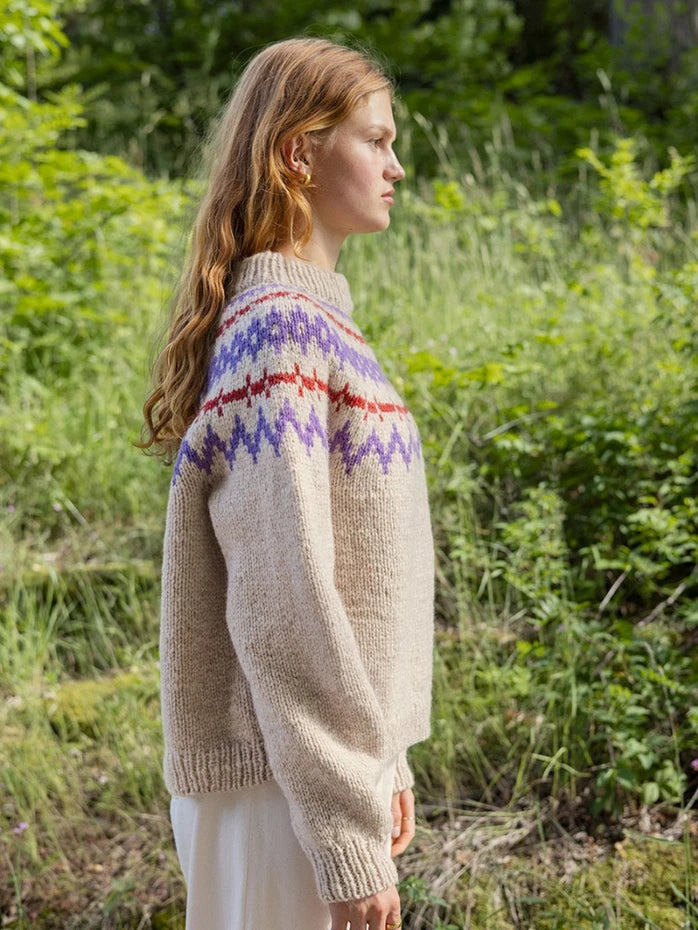 Single pattern 2410 Norwegian Icons | No. 7 Polar-Light Ladies Sweater