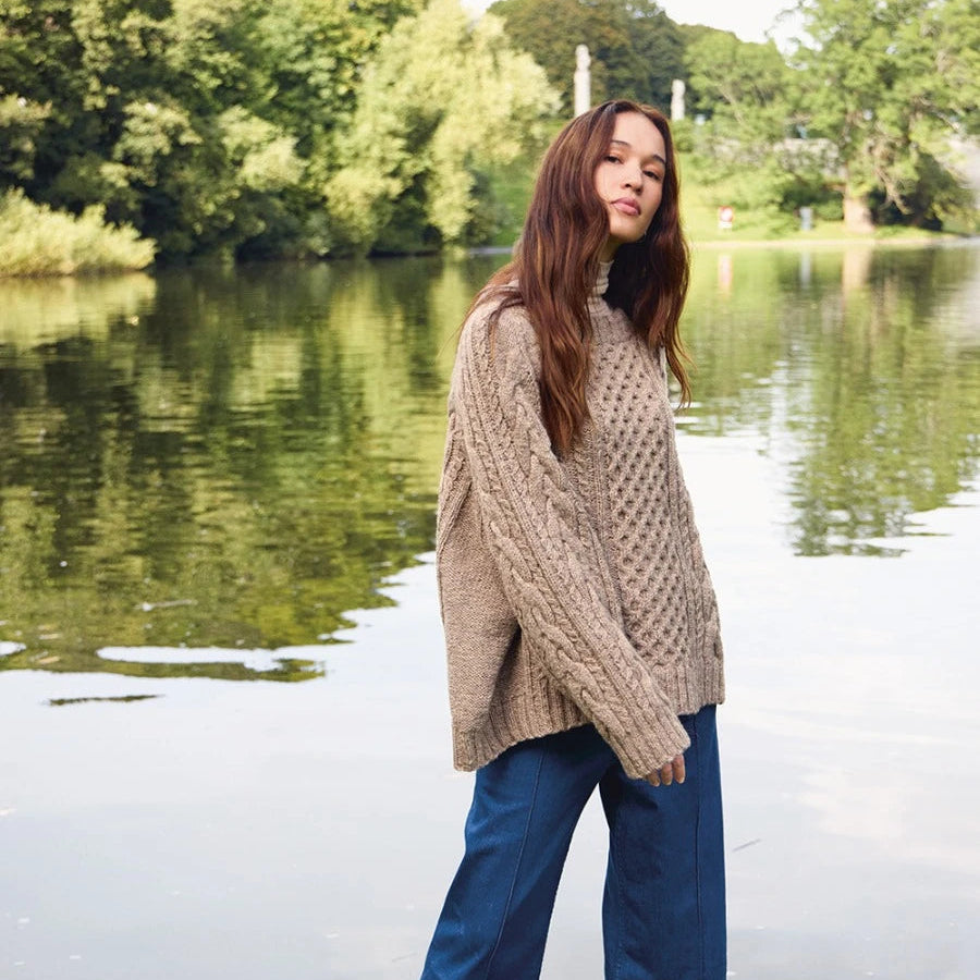 Single pattern 2513 Atlas No. 4 | Wilbur Cable Sweater