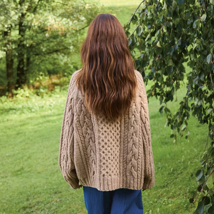 Single pattern 2513 Atlas No. 4 | Wilbur Cable Sweater