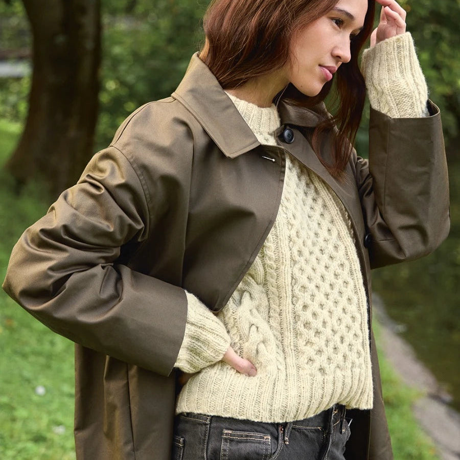 Single pattern 2513 Atlas No. 4 | Wilbur Cable Sweater