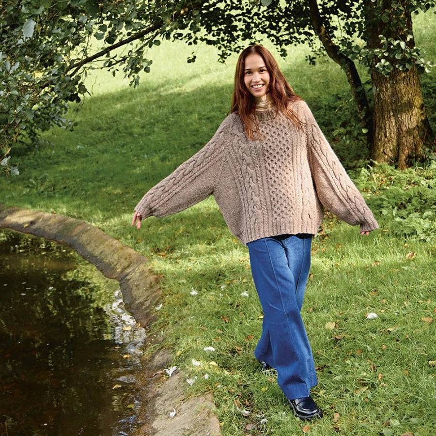 Single pattern 2513 Atlas No. 4 | Wilbur Cable Sweater