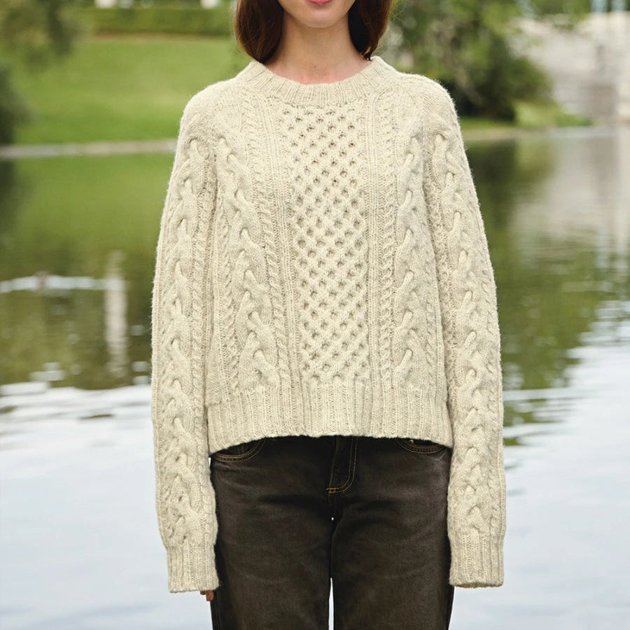Single pattern 2513 Atlas No. 4 | Wilbur Cable Sweater