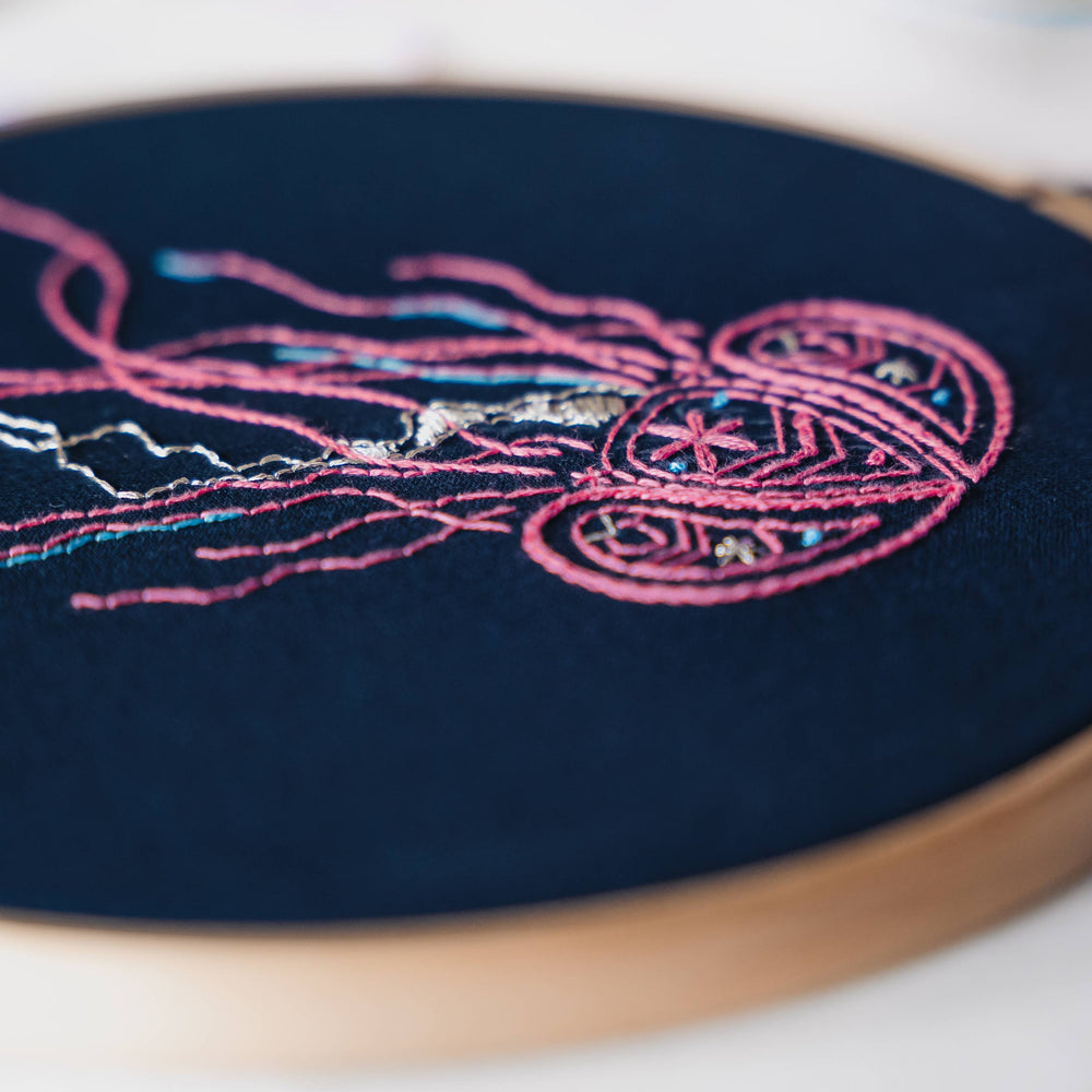 Jellyfish Embroidery Kit