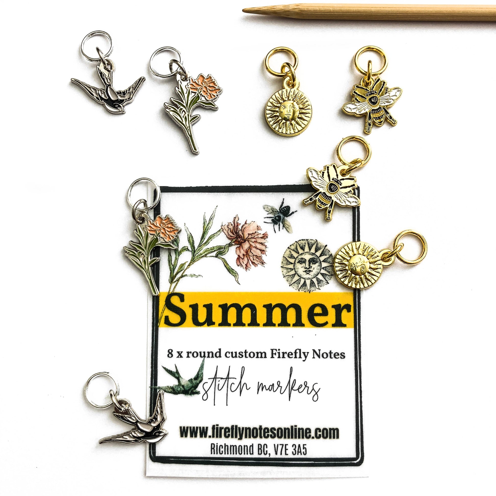 Summer Stitch Marker Packs