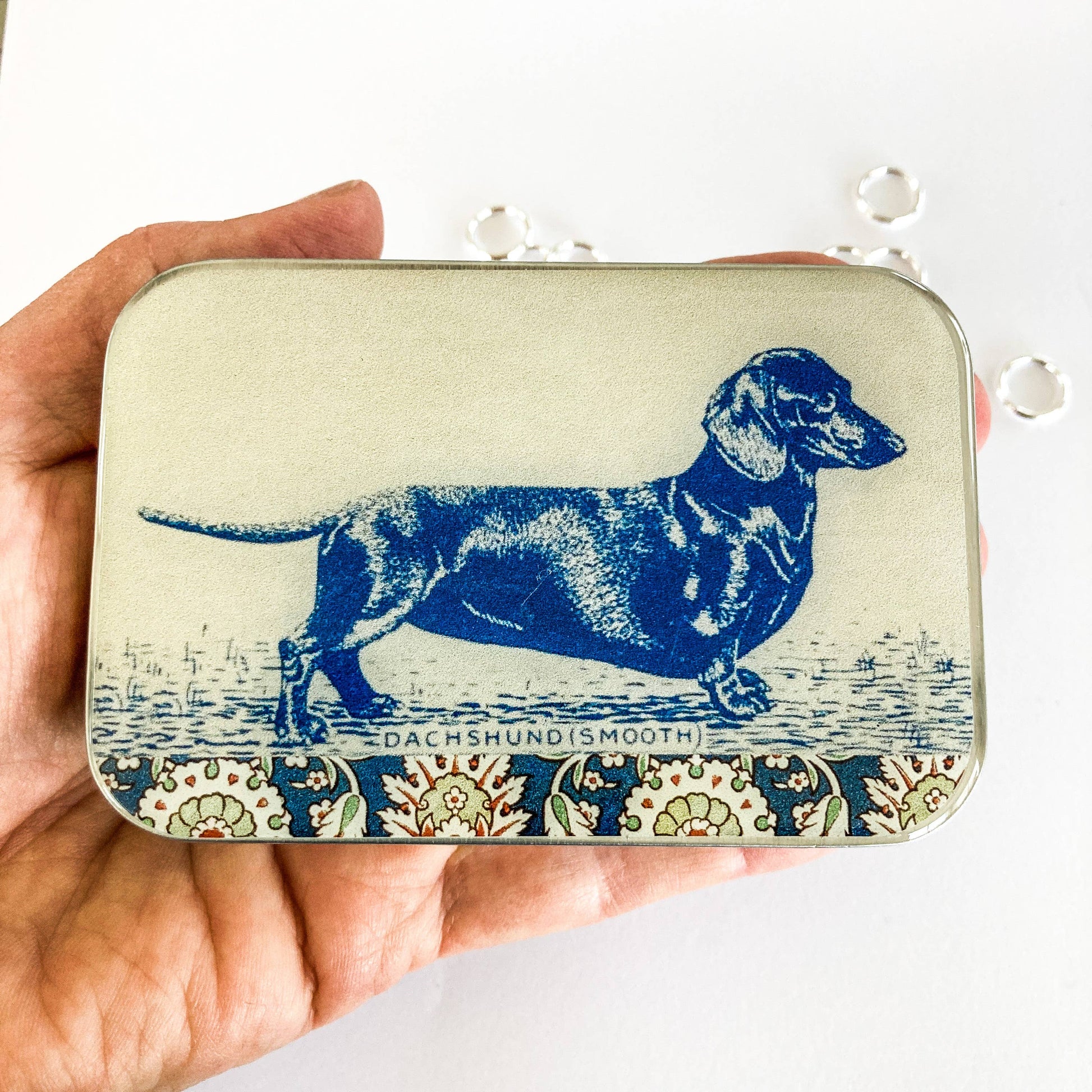 Dachshund Notions Tin: Large