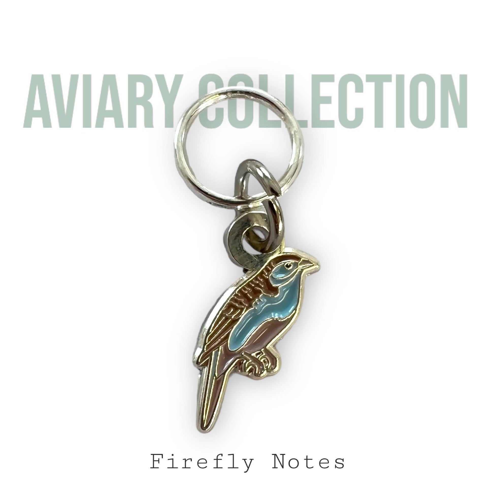 Aviary stitch marker pack, bird stitch markers
