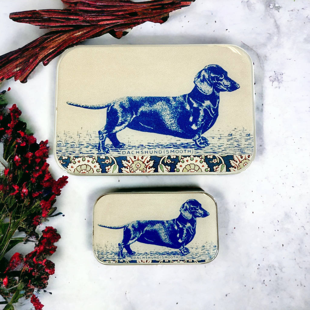 Dachshund Notions Tin: Large