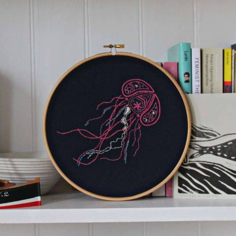 Jellyfish Embroidery Kit