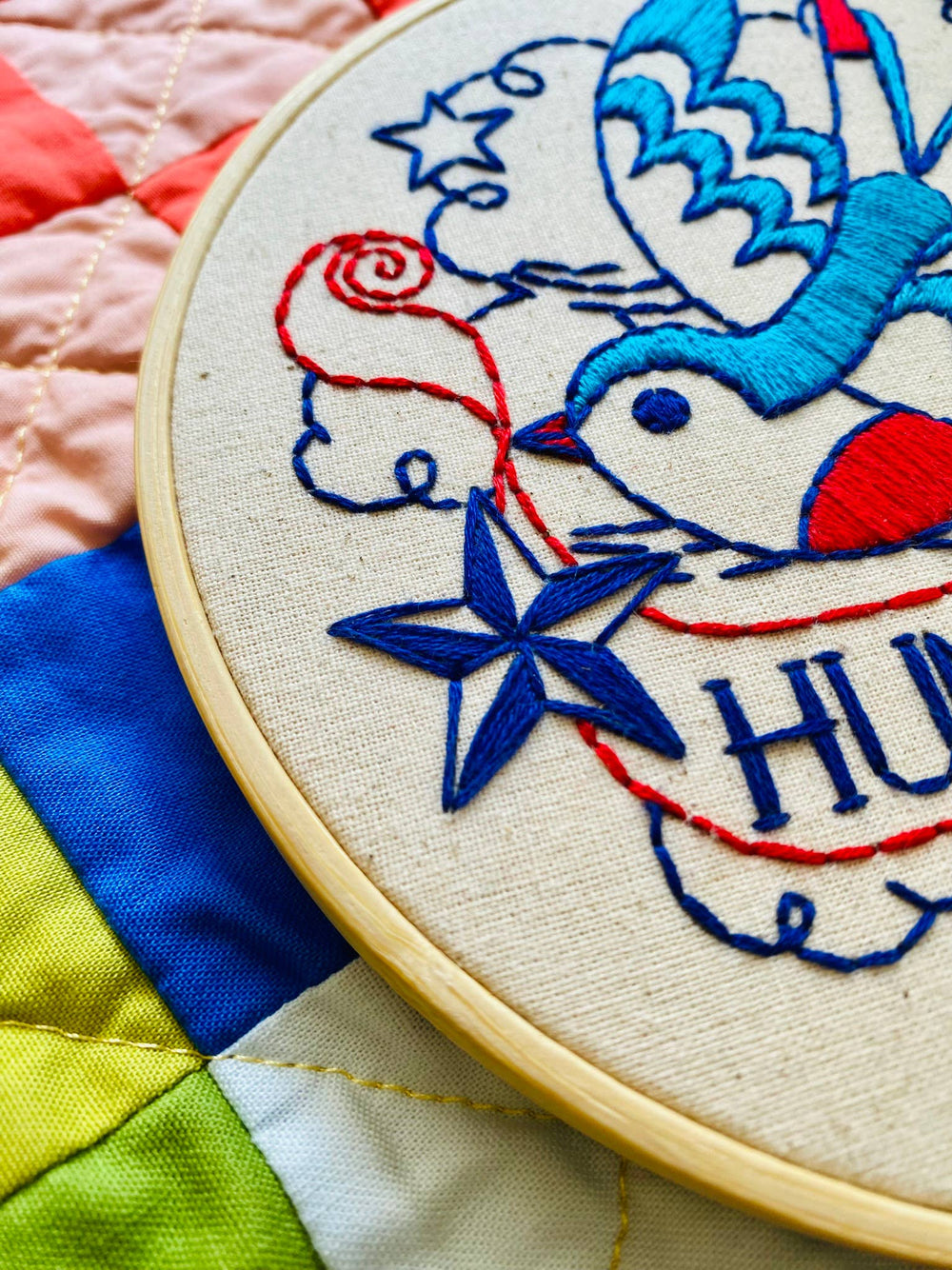 NEW! Hunky Dory Complete Embroidery Kit