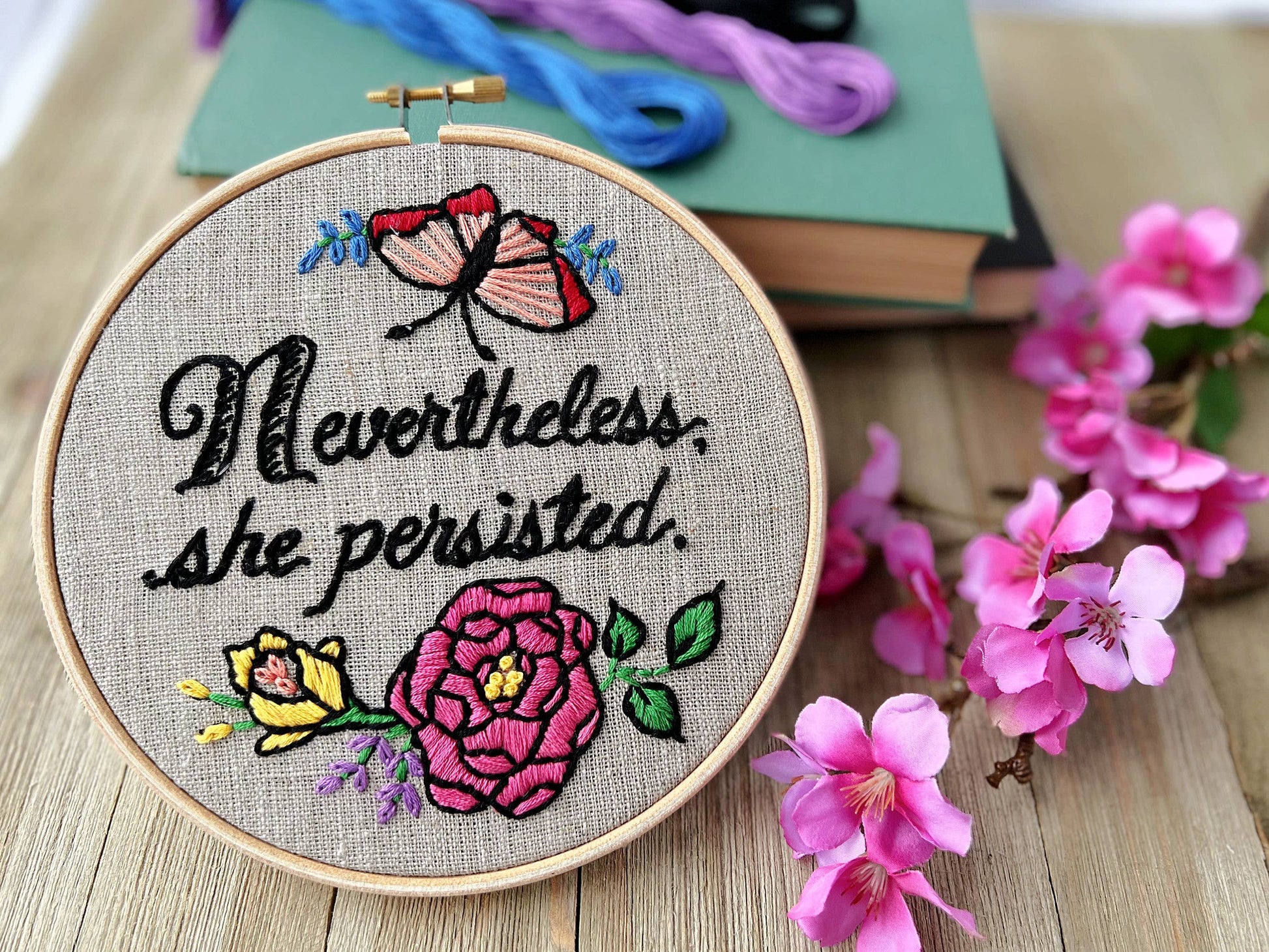 Nevertheless, She Persisted: Embroidery Kit