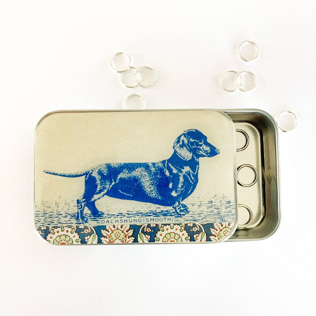 Dachshund Notions Tin: Large