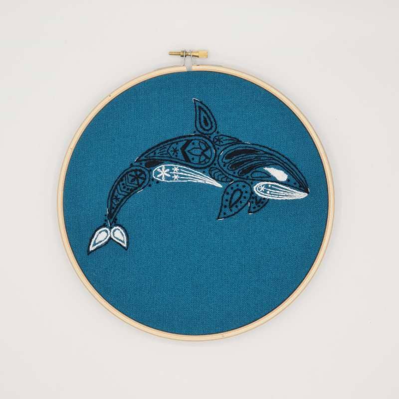 Orca Embroidery Kit