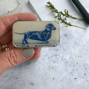 Dachshund Notions Tin: Small