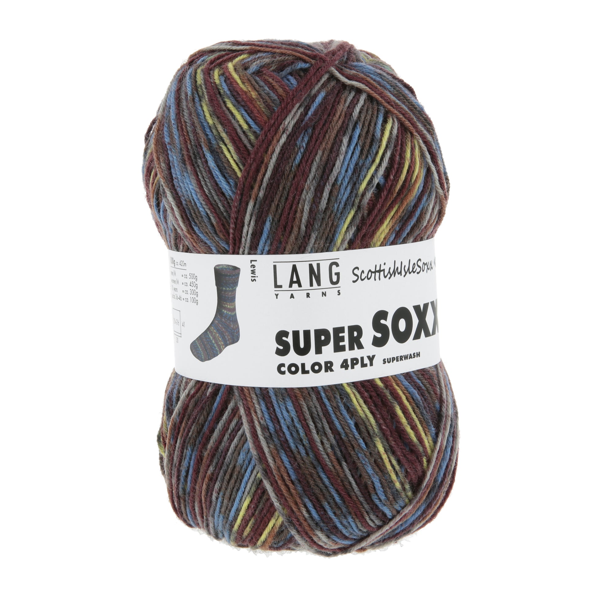 Super Soxx Colour 4ply Scottish Isles