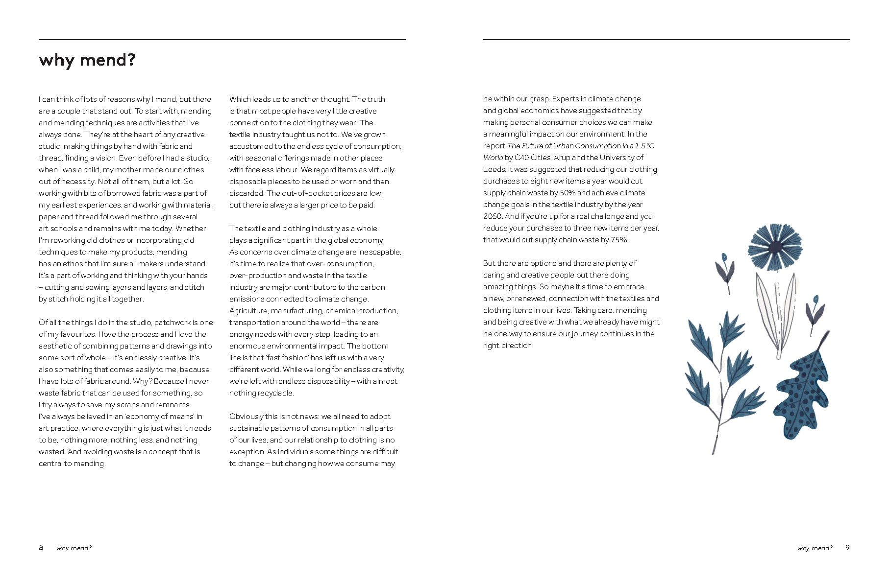 Visible Mending: Repair, Renew, Reuse The Clothes You Love