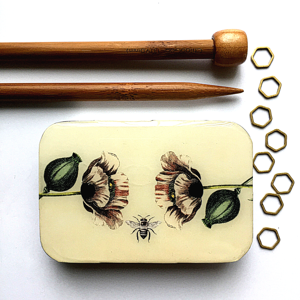Bee and Poppy Tin: Small