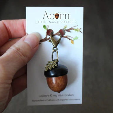 Little Acorn Stitch Marker Keeper