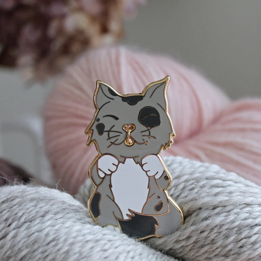 Knitter's Helper - Cat Pin Only