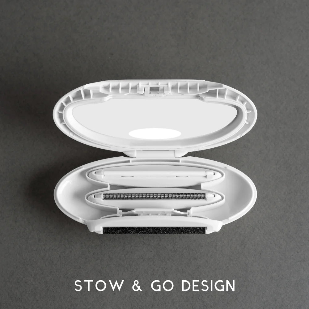 GLEENER COMPACT FABRIC SHAVER & LINT BRUSH