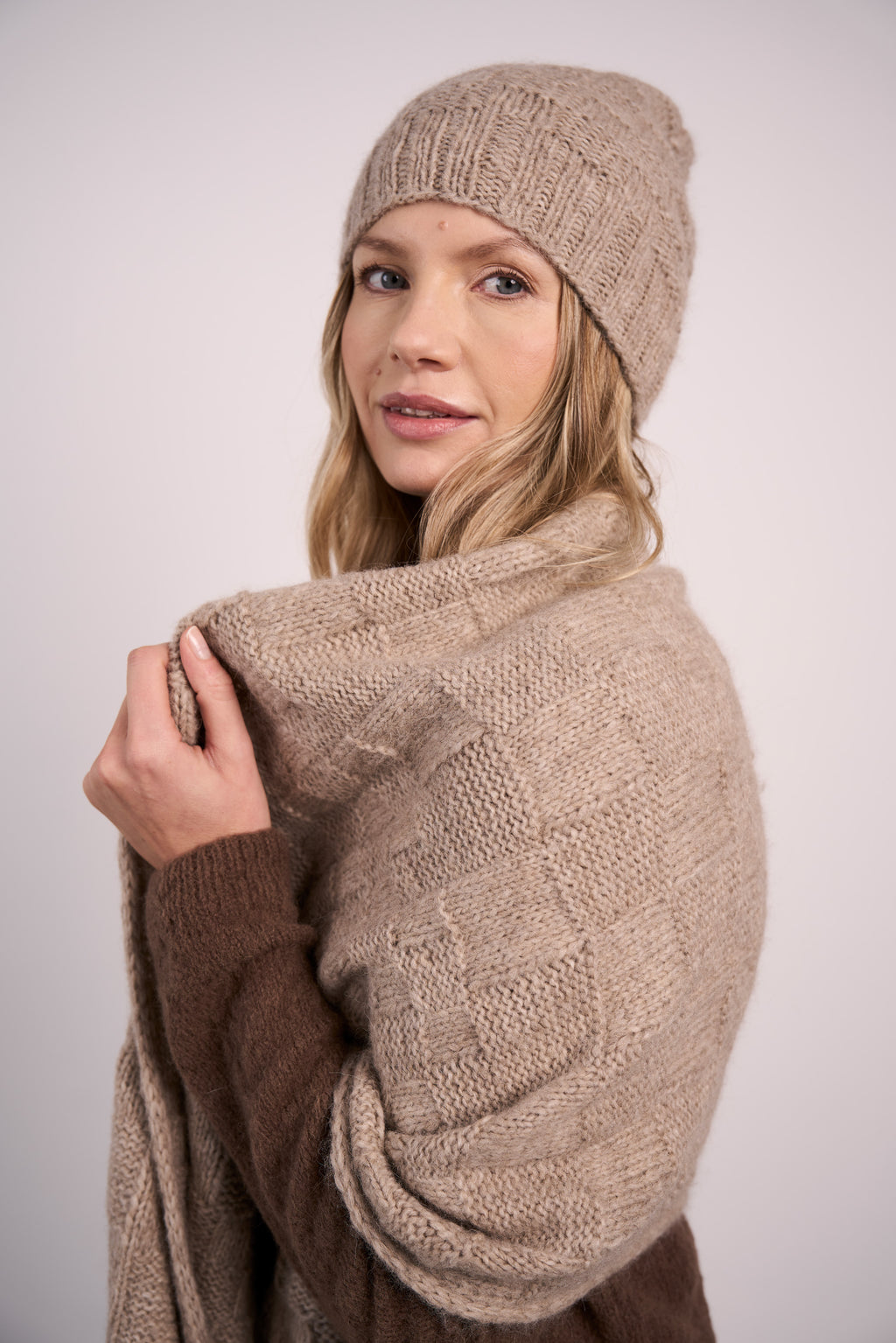 Heather Hat & Wrap