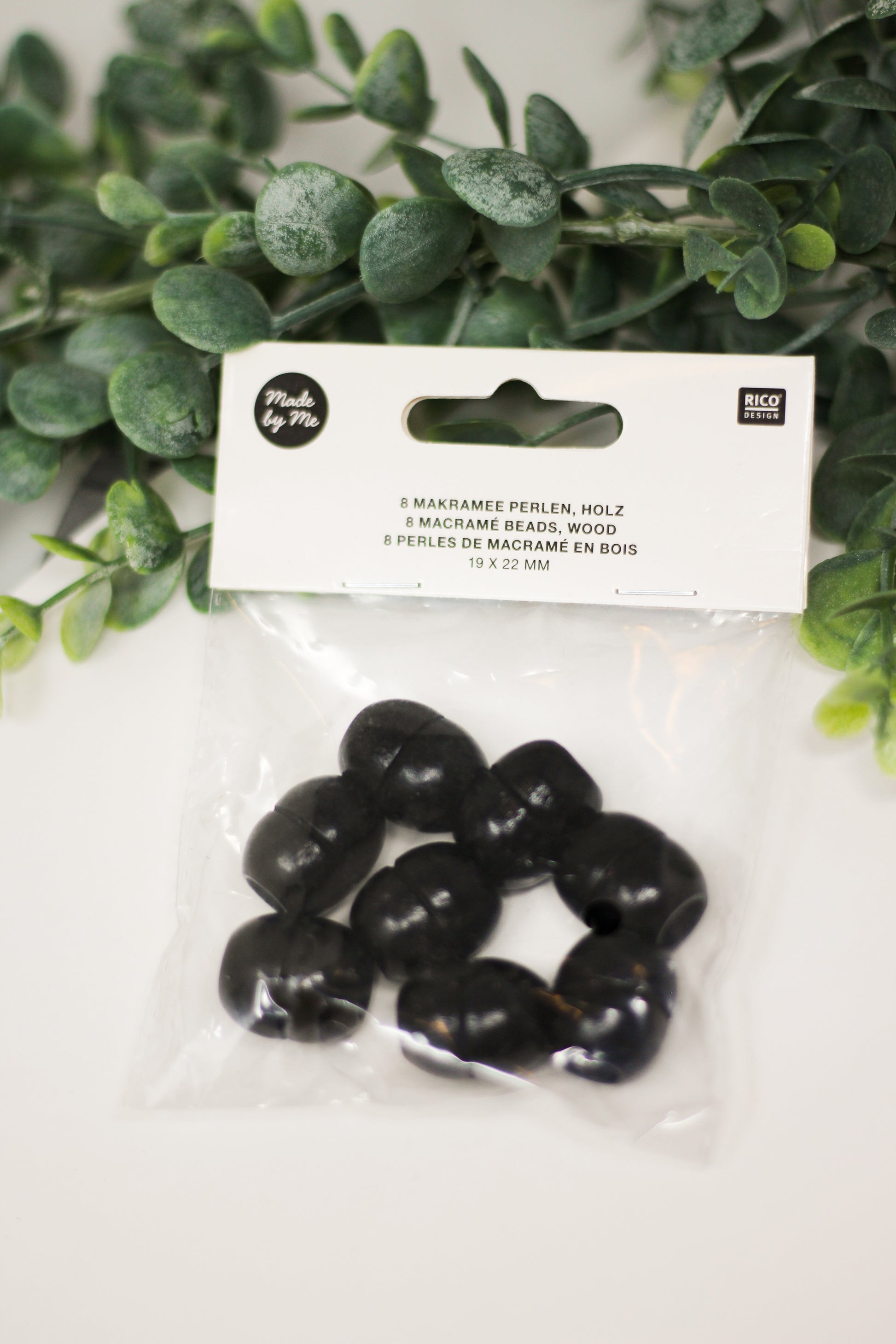 Macrame Beads: Coloured