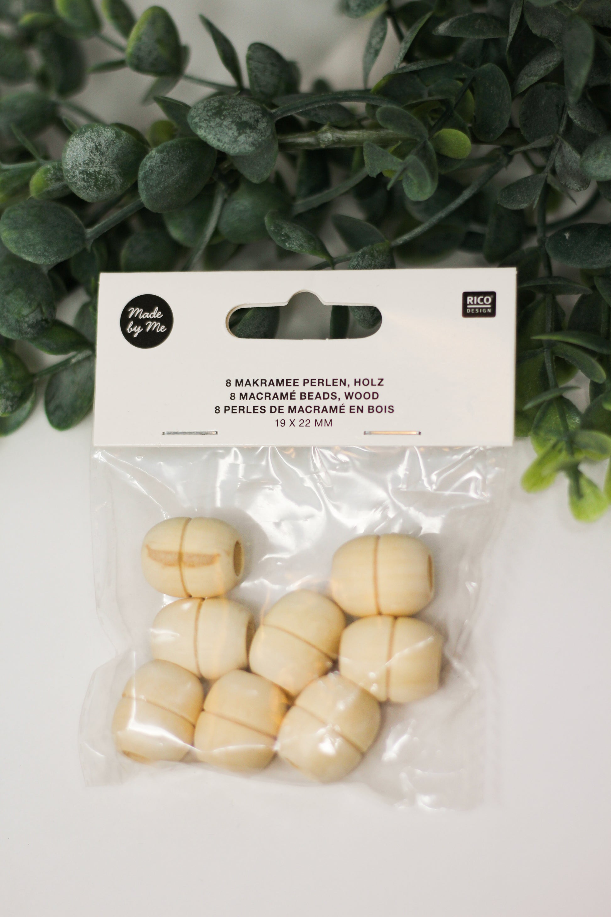 Macrame Beads: Natural