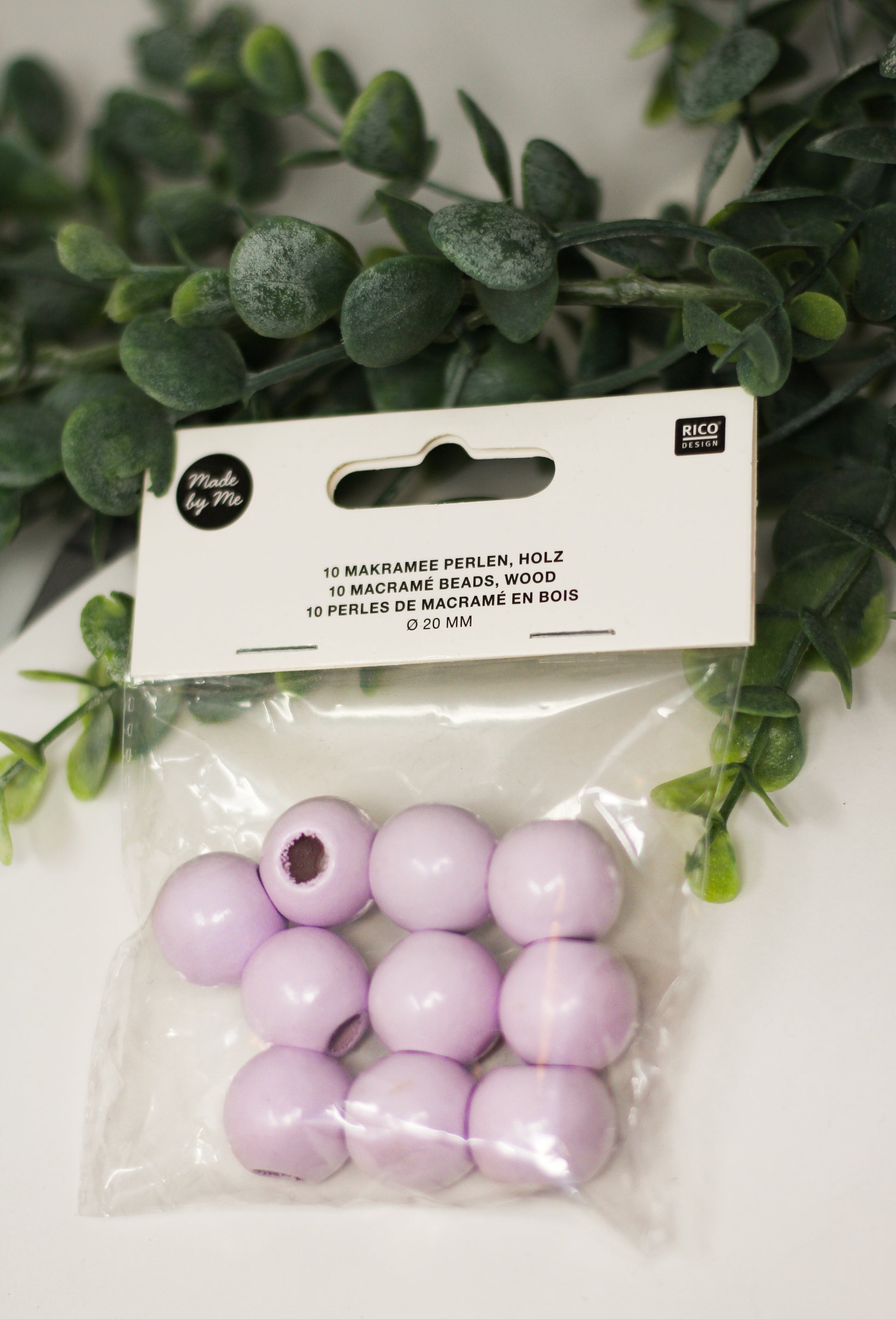 Macrame Beads: Coloured