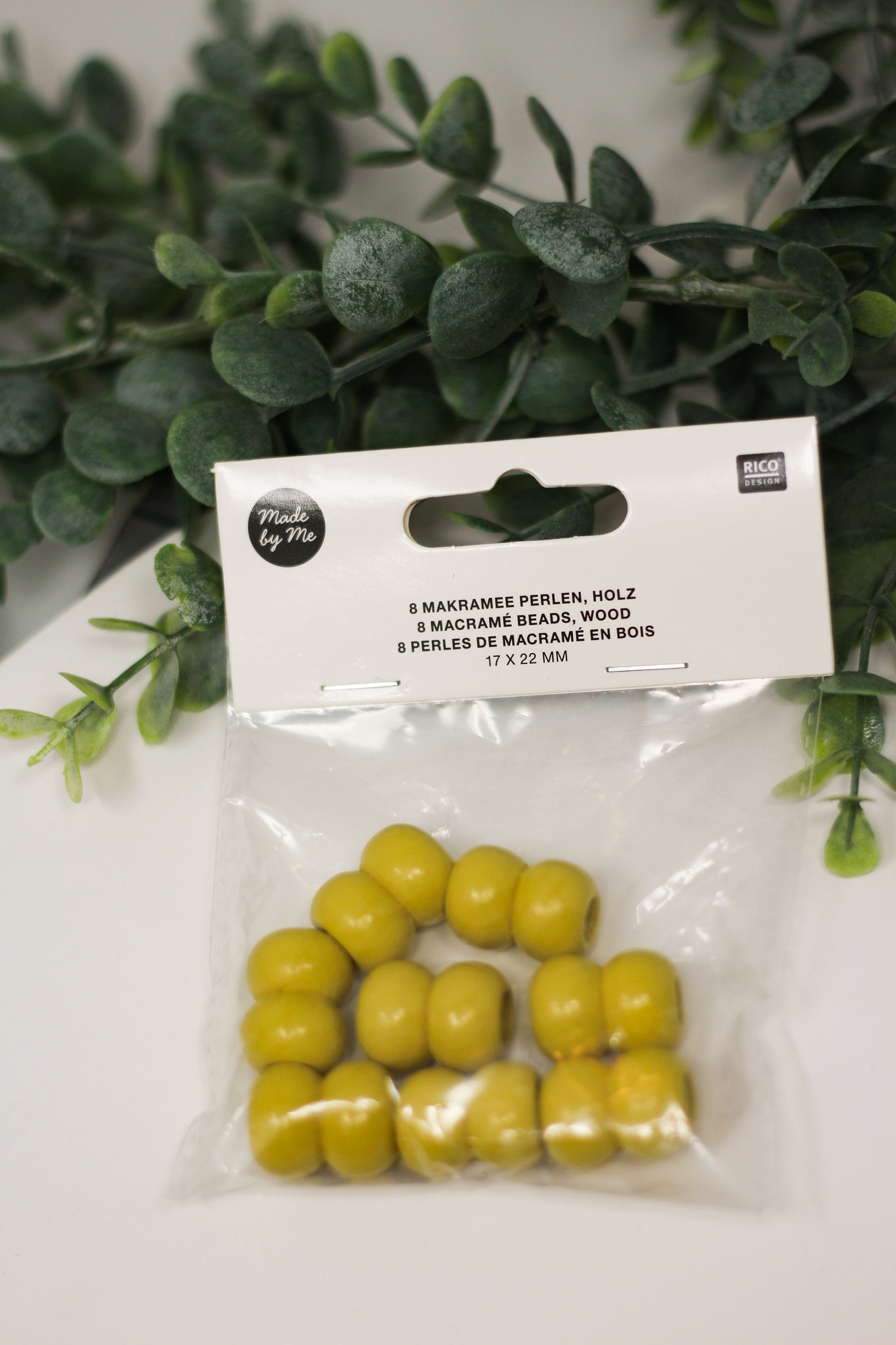 Macrame Beads: Coloured