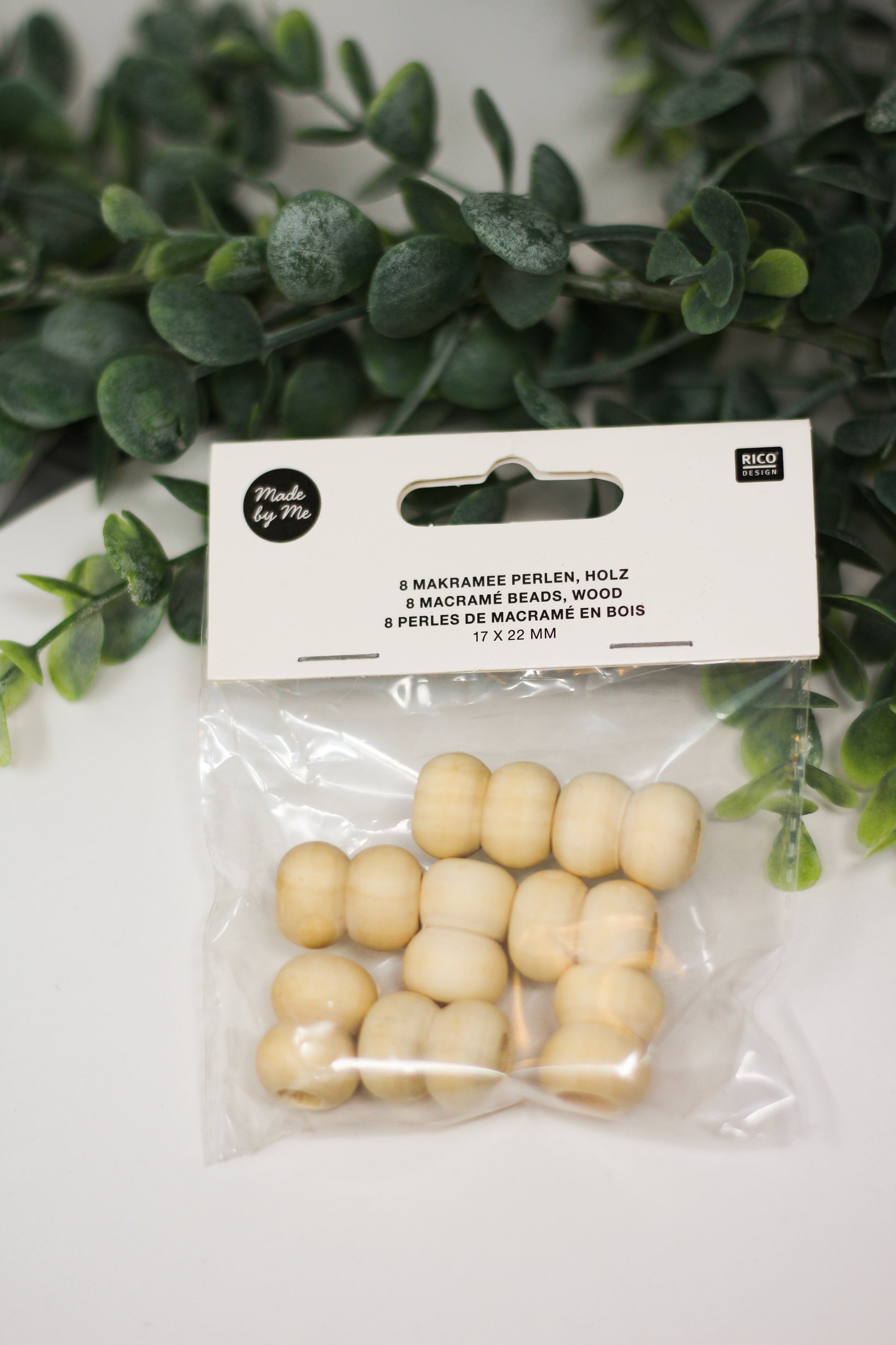 Macrame Beads: Natural