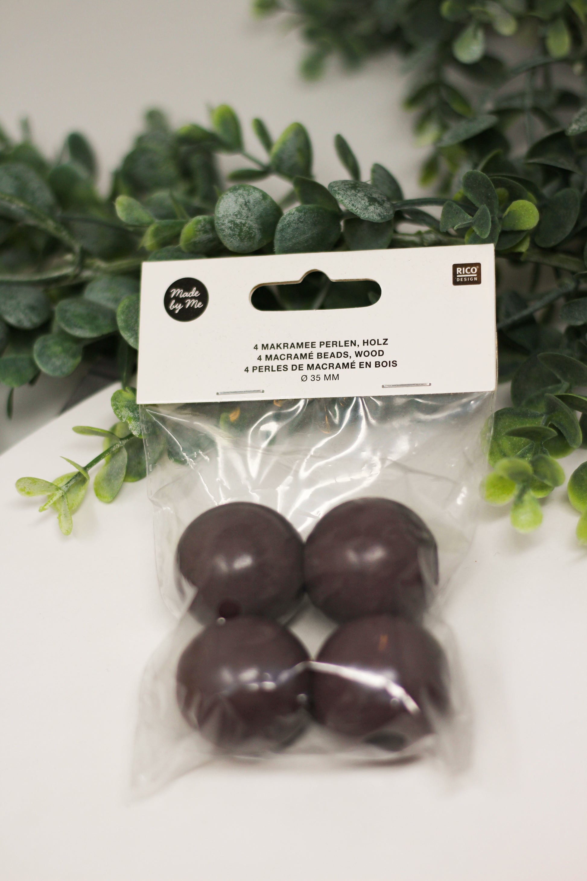 Macrame Beads: Coloured