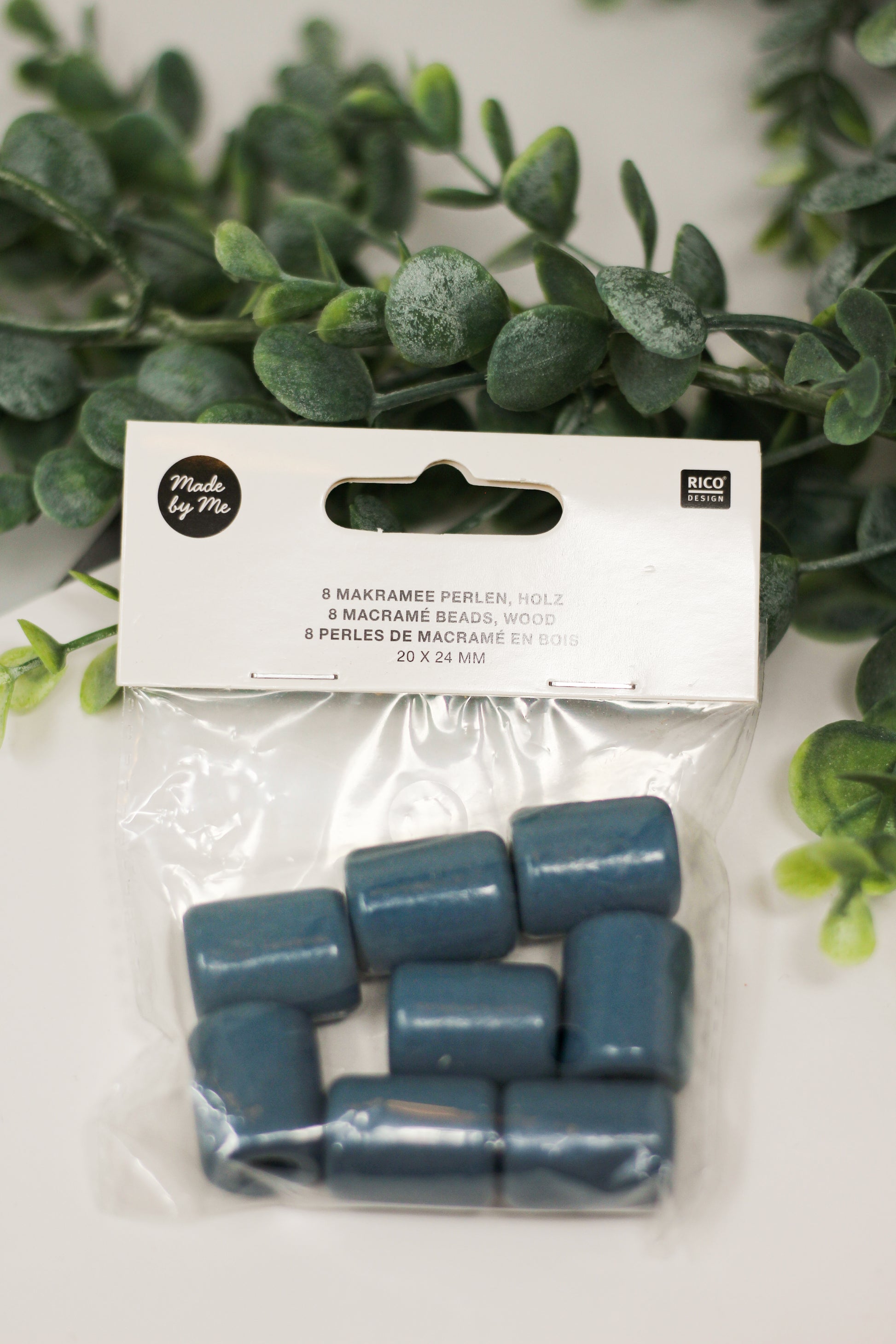 Macrame Beads: Coloured