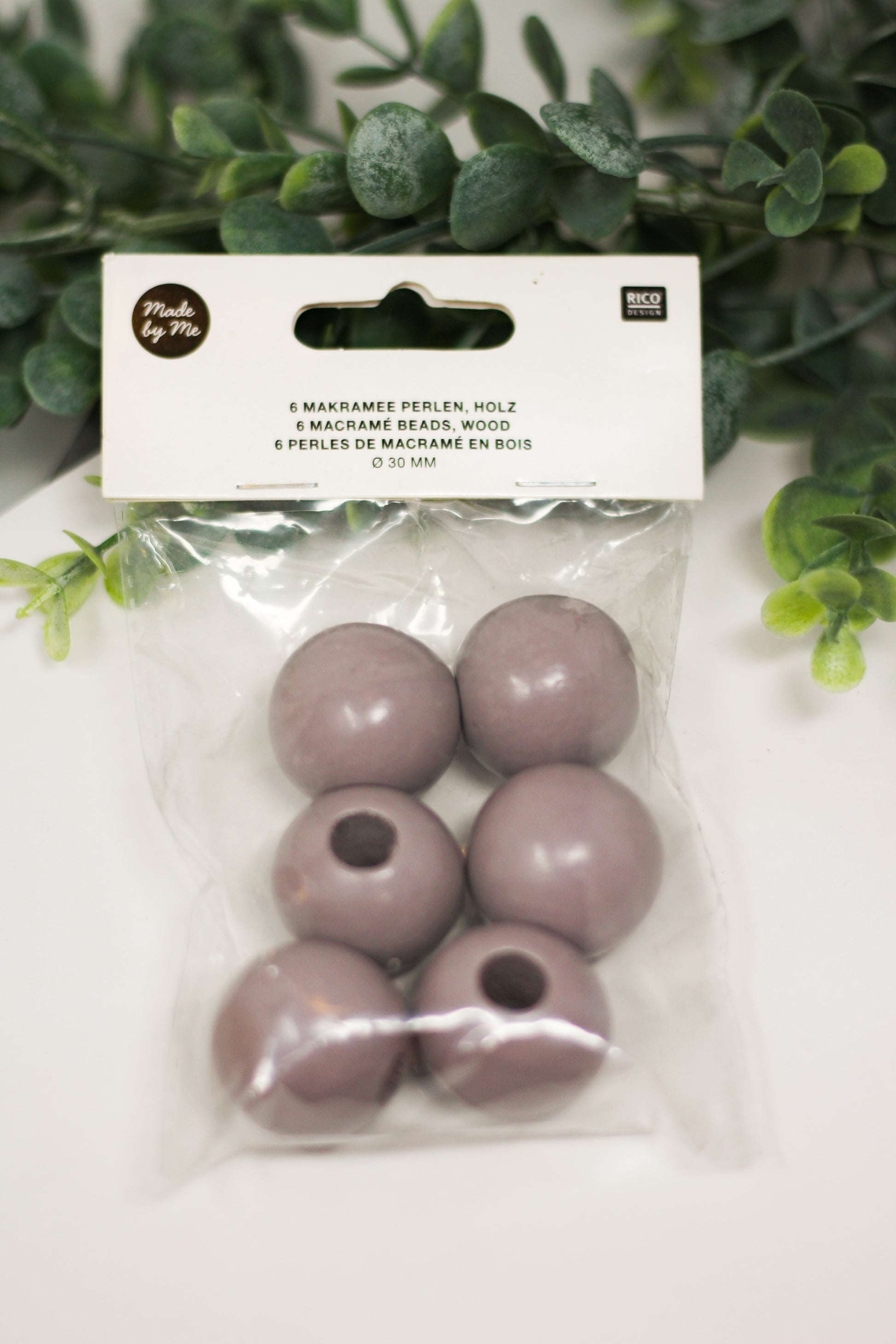 Macrame Beads: Coloured