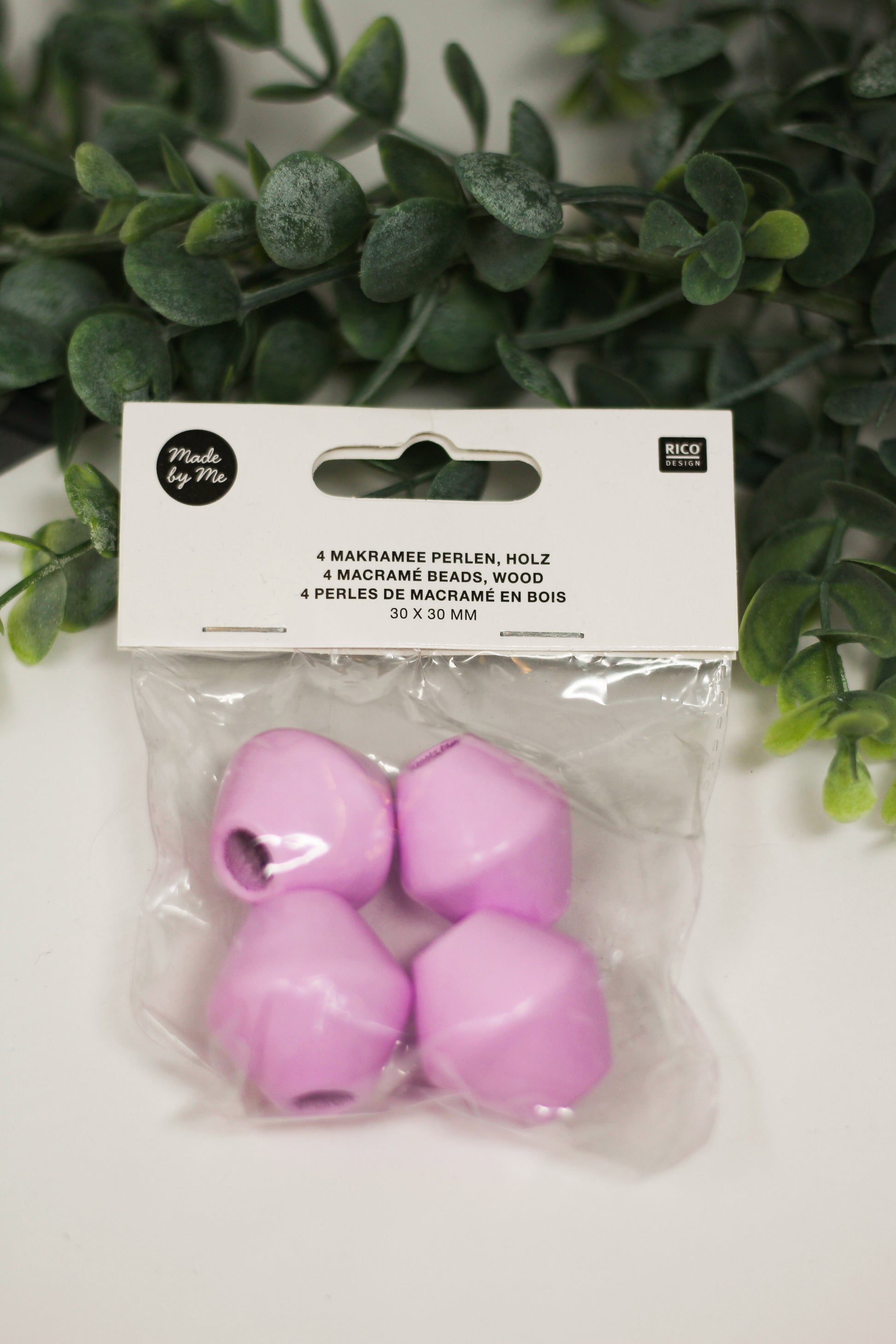 Macrame Beads: Coloured