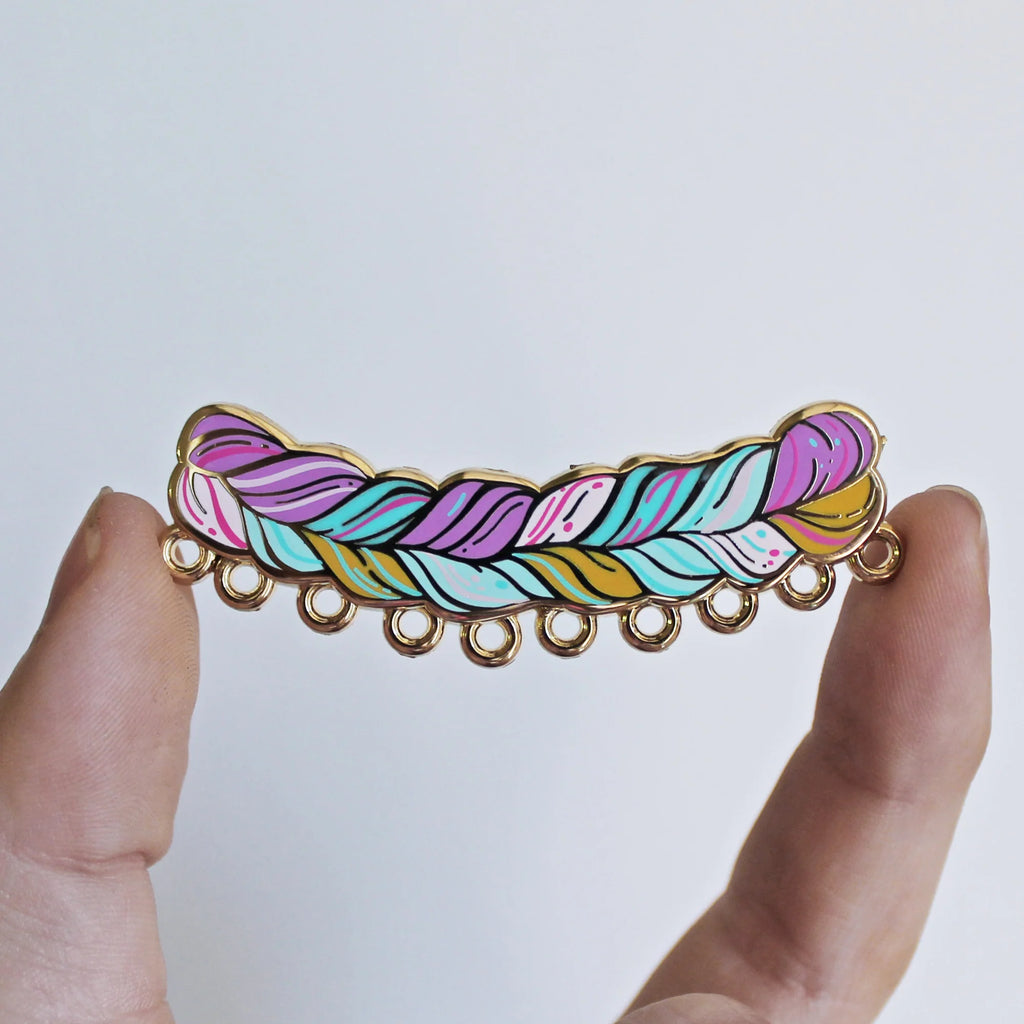 Keeper Holder Pin - Indie Dyed Knit