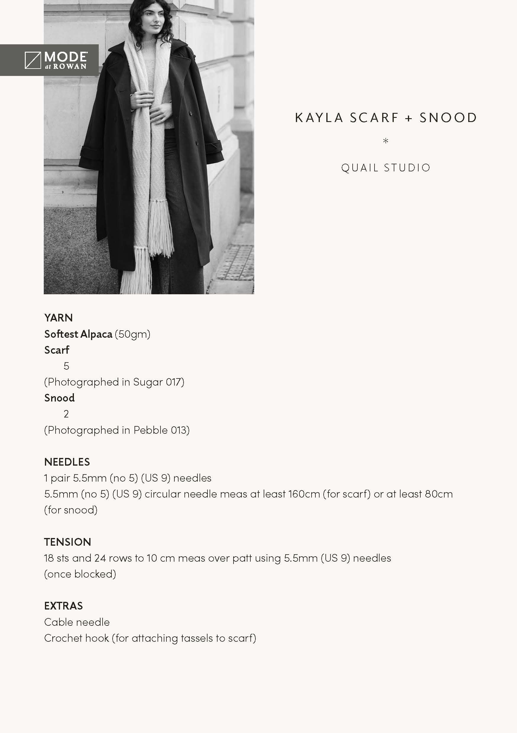 Kayla Snood & Scarf
