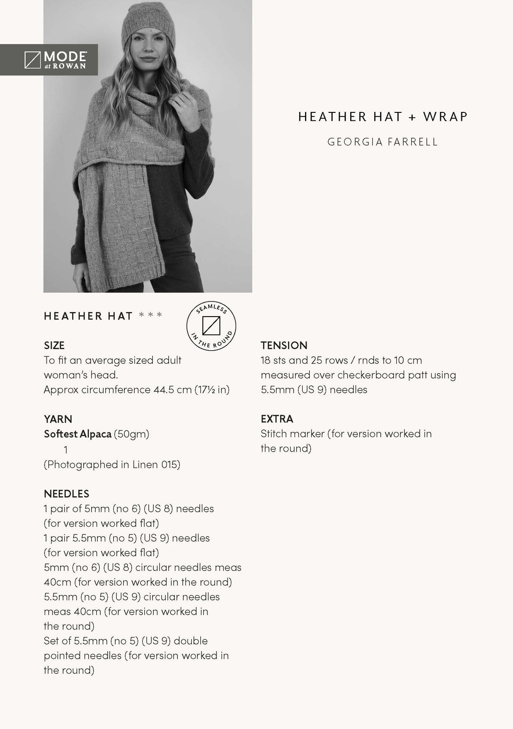 Heather Hat & Wrap