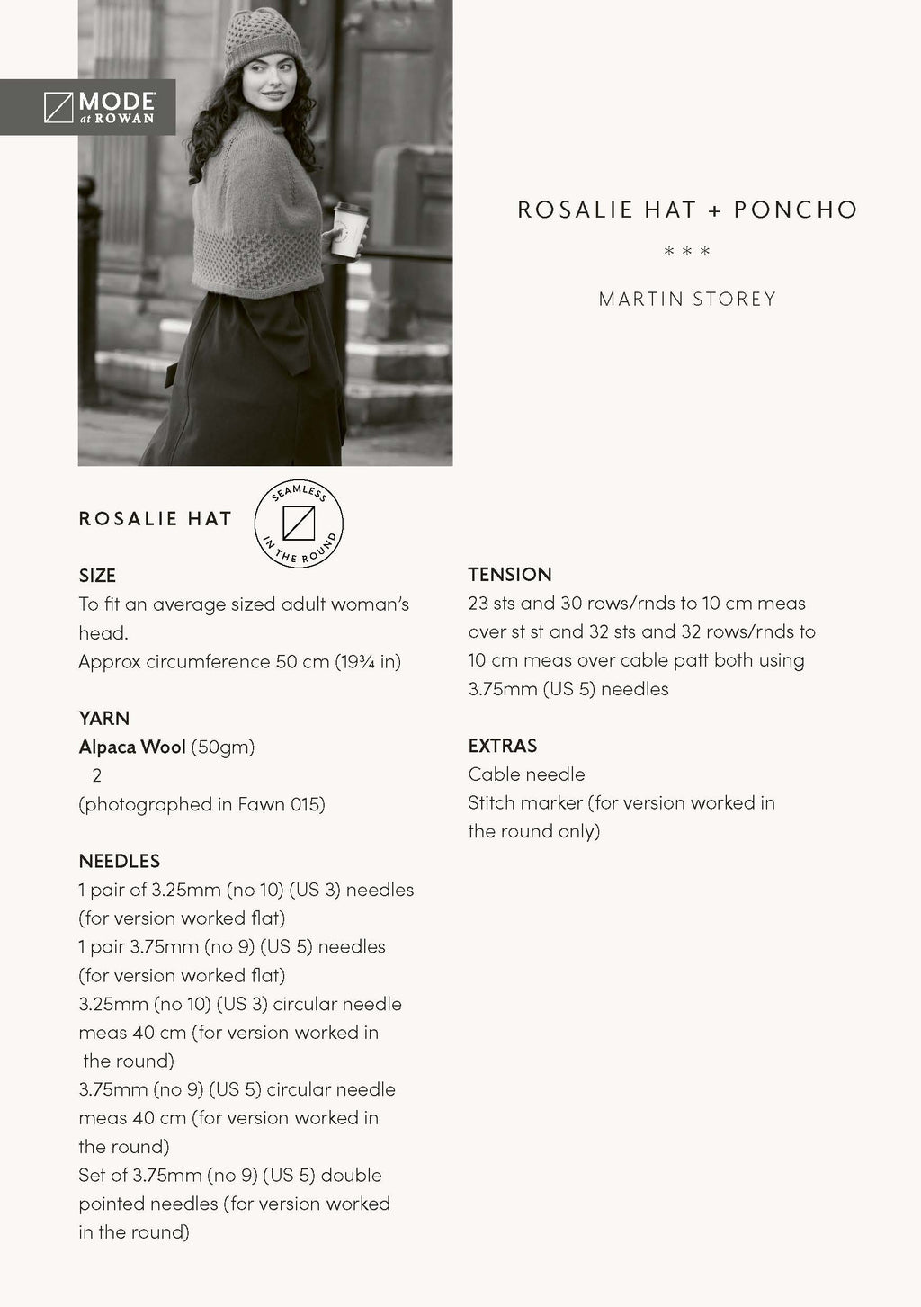 Rosalie Poncho & Hat