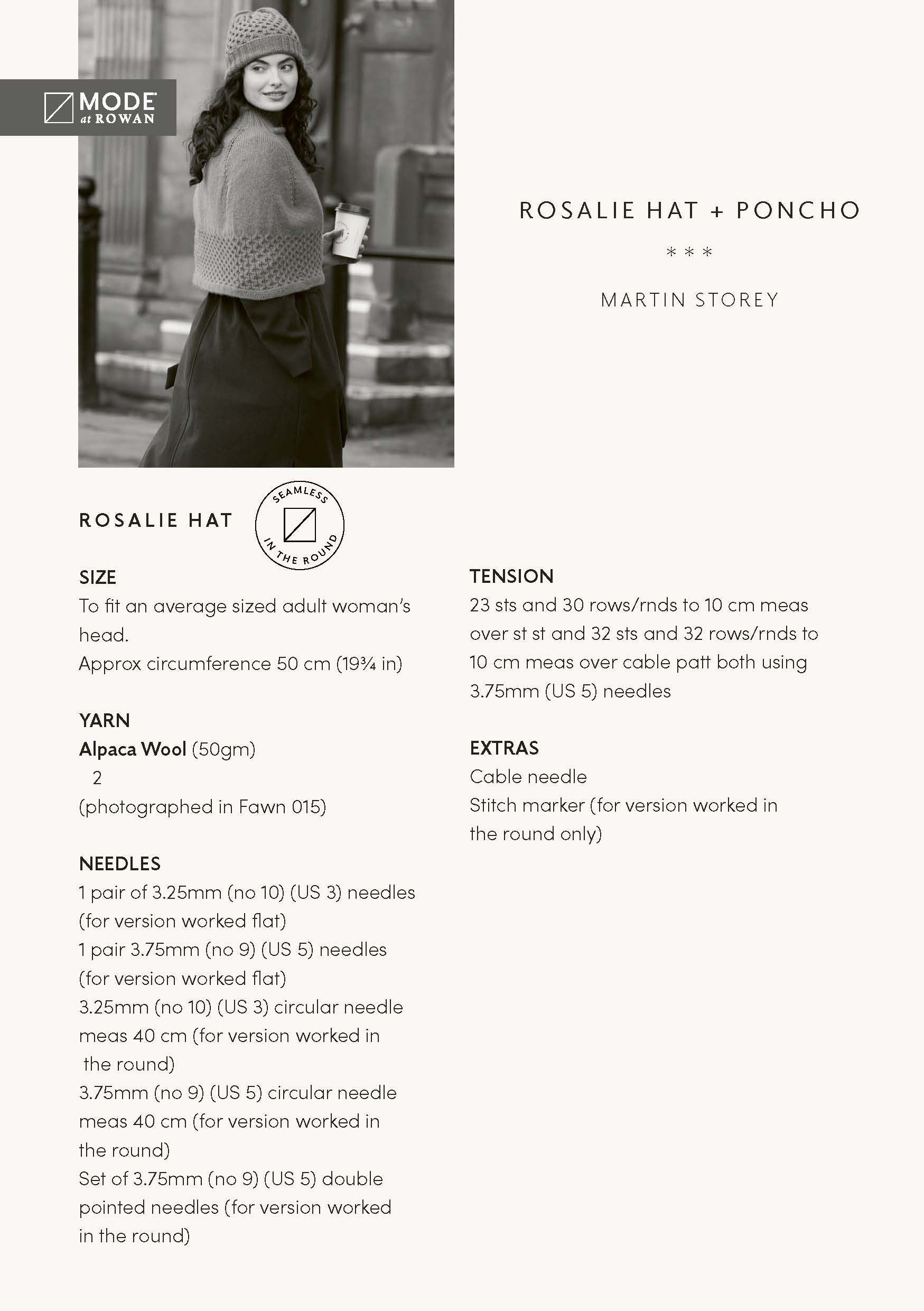 Rosalie Poncho & Hat