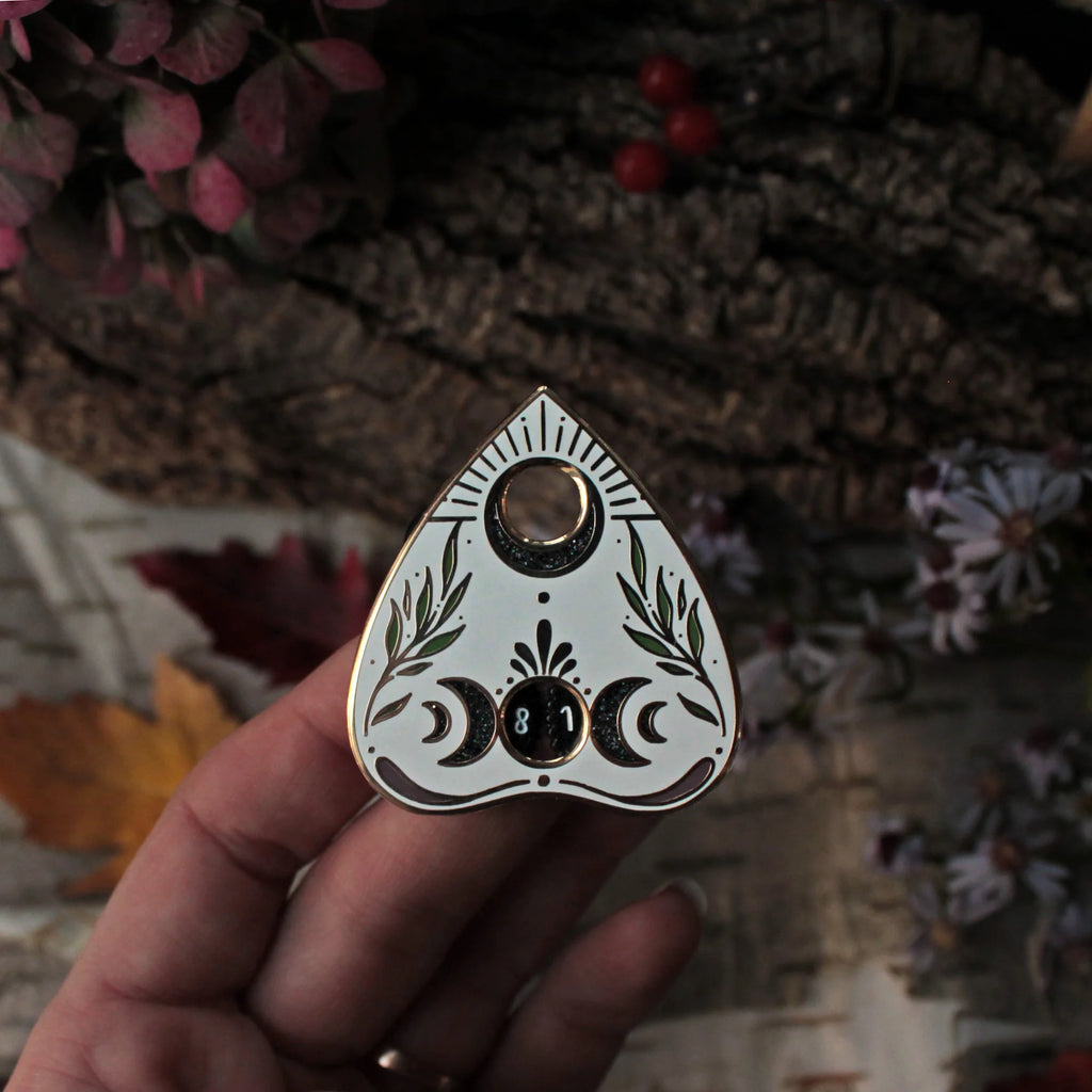 Ouija Row Counter Enamel Pin